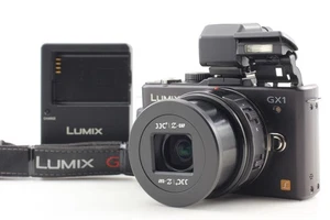 [N MINT] Panasonic LUMIX DMC-GX1 Black 14-42mm F3.5-5.6 DMW-LVF2 From JAPAN - Picture 1 of 17