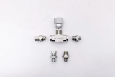 Hydraulic Flow Control Valve - STB-G3/8 - Mini Excavator - - USA-3/8"  M14 G1/4 - Image 1 of 4