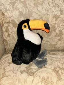 Ganz NICE SOFT TOCO THE TOUCAN BIRD 8" Plush Stuffed Animal Webkinz TOY No Code - Picture 1 of 5