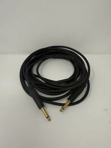 Mogami 2524 W2524 Black Guitar Cable with Neutrik TS to TS - 25 FEET - Picture 1 of 4