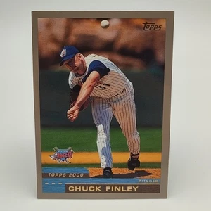 Topps Chuck Finley 2000 #128 Anaheim Angels MLB Baseball Card - Picture 1 of 12