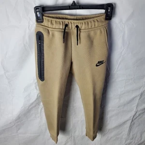 Nike Pants Boys S Beige Sportswear Tech Fleece Jogger Training FD3287-247 - Picture 1 of 9