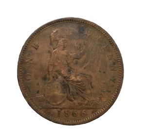 Great Britain 1866 One Penny ecoinsales - Picture 1 of 2