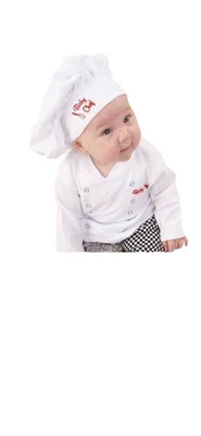 Fantasia Baby Chef Personalizada Feita sob Encomenda - Imagem 1 de 4