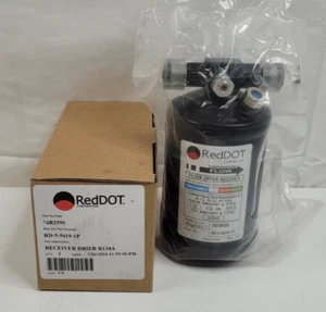 AC Receiver Drier for E-6100 E-9725 R-4500 R-6101 R-9727-3 R-9777 Units 74R2590 - Picture 1 of 6