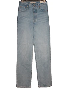 Levi's Ribcage Straight Super Hi Rise Jeans Damen Größe 26 helle Waschung 26 x 32 NEU - Bild 1 von 2
