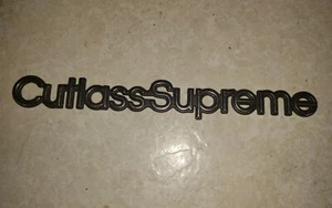 Oldsmobile Cutlass Supreme CutlassSupreme American USA Badge Logo emblem - Picture 1 of 2