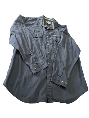 Camisa grande Ducks Unlimited Saftbak para hombre caza pesca bolsillos nailon  Foto 1 de 4