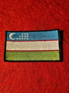 Uzbekistan Flag Sleeve Patch - Bild 1 von 1