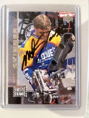 1998 Upper Deck NASCAR Racing Mike Skinner SIGNED AUTO CARD - Image 1 of 4