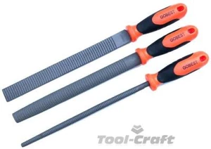 GOBEST wood rasp set 3 pcs, longer blades 250 mm, T12 steel, wood files (GB-0060 - Picture 1 of 2