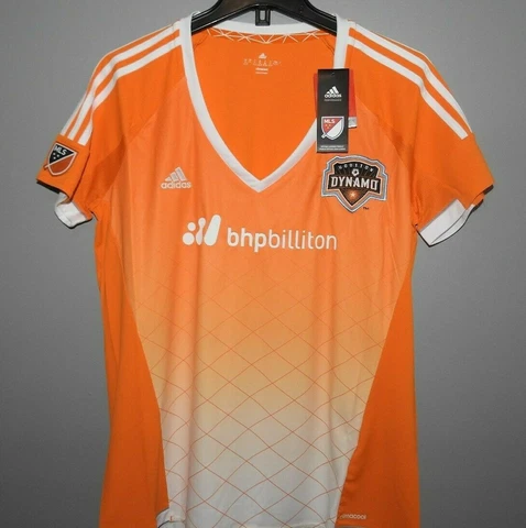 MLS Adidas Houston Dynamo Soccer Jersey New Womens Sizes Cover