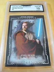 OBI-WAN KENOBI 2015 STAR WARS MASTERWORK # 6 GRADED 10 L@@K - Bild 1 von 1