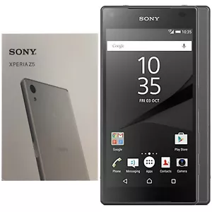 BNIB Sony Xperia Z5 4G/LTE Black 32GB + 3GB Single-SIM Factory Unlocked OEM - Bild 1 von 1