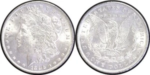 1896 $1 Morgan Silver Dollar Uncirculated - Picture 1 of 3