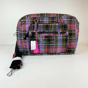 Vera Bradley Lay Flat Weekender in Cozy Plaid - Picture 1 of 12