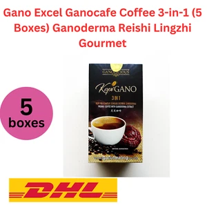 Gano Excel Ganocafe Kaffee 3 in 1 (5 Boxen) Ganoderma Reishi Lingzhi Gourmet - Bild 1 von 5