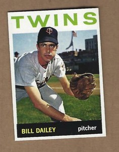 1964  TOPPS   BILL  DAILEY  #  156   NEAR MINT  / MINT