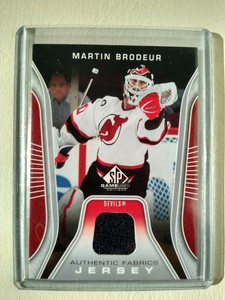 2006-07 Sp Game Used Martin Brodeur Authentic Fabrics