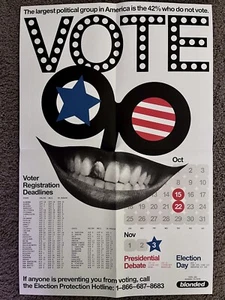 Frank Ocean - Blonded 2020 Election Vote Poster + Five Postcards w/ Envelope - Picture 1 of 8