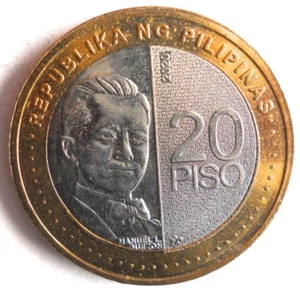 2020 PHILIPPINES 20 PISOS - Excellent Coin - FREE SHIP - Bin #364 - Picture 1 of 2