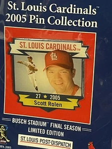 MLB- Hall of Fame-Scott Rolen St. Louis Cardinals 2005 Limited Edition Pin - NEW - Picture 1 of 7