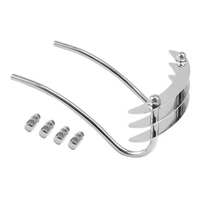 Chrome Front Fender Bumper Grills Cabbage Cutter Fit For Harley Softail Chrome - Image 1 of 4