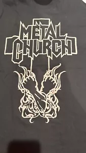 Metal Church Mike Howe T-Shirt New Size M Thrash Metal Megadeth Slayer - Picture 1 of 2