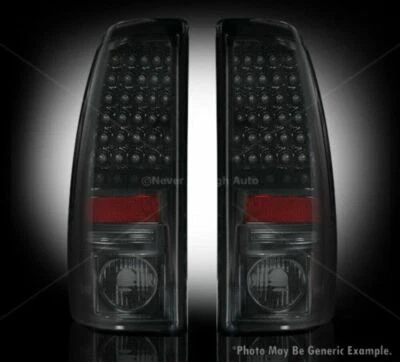 Recon 264173BK Chevy Silverado & GMC Sierra LED Taillights Smoked Lens - Image 1 of 4