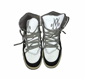 Adidas Mutombo C75209 Herren Schuhe Grau Schwarz Leder Basketball Vintage Neu - Bild 1 von 3