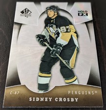 2008-09 SP AUTHENTIC SIDNEY CROSBY HOLO FX SPA