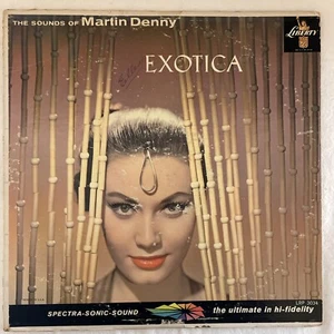 MARTIN DENNY Exotica 1957 Space Age Lounge Vinyl Album LP UltraSonically Cleaned - Imagen 1 de 10