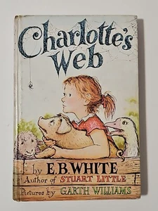 Charlotte’s Web Vintage Children's Book 1952 Hard E.B. White Harper & Row VTG - Picture 1 of 23