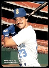 1989 Mother's Cookies Seattle Mariners Mario Diaz Seattle Mariners #21