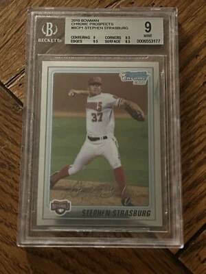 Bowman Chrome 2010 - Prospects #BCP1 Stephen Strasburg (RC) Foto 1 de 2