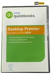 Quick Books Desktop Premier 2020 | DVD | Lifetime License Key | Only for Windows - Picture 1 of 4