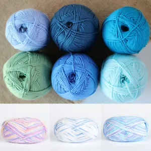 50gX2 Ball Baby Knitting Milk Cotton Yarn Wool Soft Yarn Crochet Craft Wholesale - Picture 1 of 64