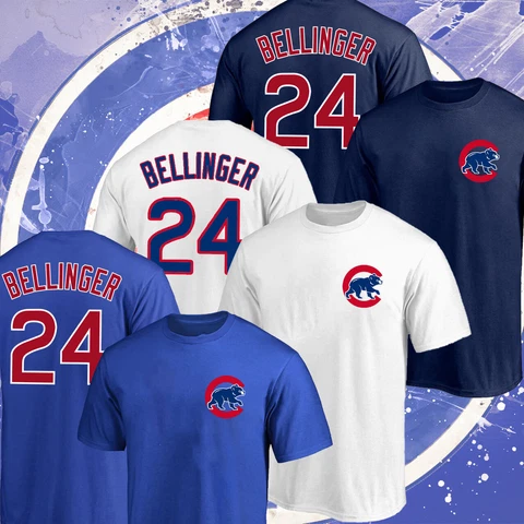 HOT SALE!! Chicago Cubs Cody Bellinger #24 Name & Number T-Shirt S-5XL Gift Fan Cover