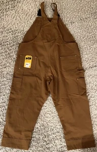 NUEVO Carhartt Hombres Pato Babero Mono Calce Relajado 48x28 Modelo R01-M Ropa de Trabajo Exterior - Imagen 1 de 3