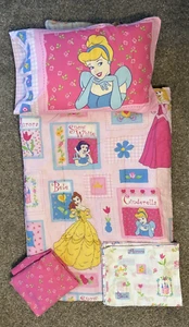 Disney Princess Twin 4 Piece Bedding Set Aurora Bell Cinderella Snow White - Picture 1 of 8