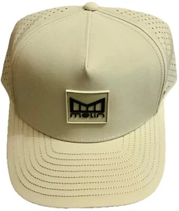 Hydro Odyssey Stacked Melin SnapBack Hat NWT Classic Khaki Golf Cap Authentic - Picture 1 of 6