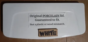 WHITE! 21 x 9 SAG Diamond A Briggs Case 471-472 toilet tank lid cover top - Picture 1 of 3