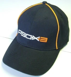 P90X3 Extreme Fitness Accelerated Strapback Cotton Cap Hat Black Navy New - Picture 1 of 5