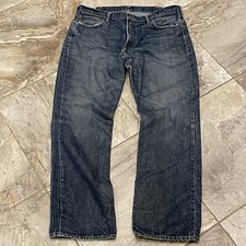Polo Ralph Lauren Jeans Men's 38x32 Dark Wash Denim Classic Fit 867 Straight Leg