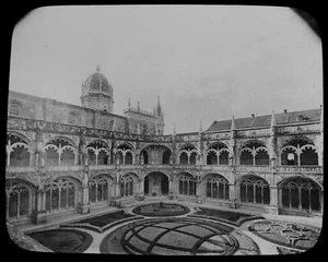Magic Lantern Slide LISBON CHURCH OF MONASTERY OF BELEM NO2 C1910 PHOTO PORTUGAL - Picture 1 of 3