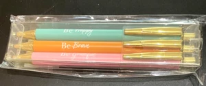 3 Kugelschreiber von Joyce Meyer Ministries BE HAPPY BE BRAVE BE THANKS NEU - Bild 1 von 2