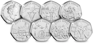 2020 Isle of Man VE Day Victory 75th Anniversary 50p Coin Set - Uncirculated - Bild 1 von 9