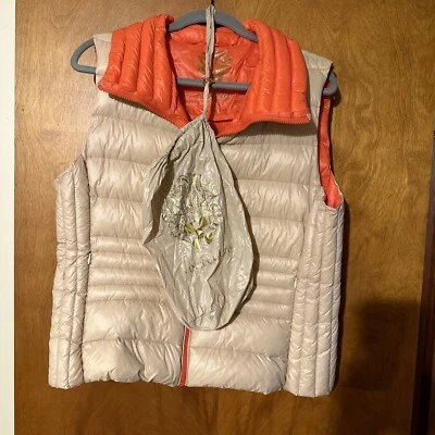 Chaleco acolchado Vince Camuto 80 % plumón de pato 20 % plumas empaquetable damas LG Foto 1 de 4