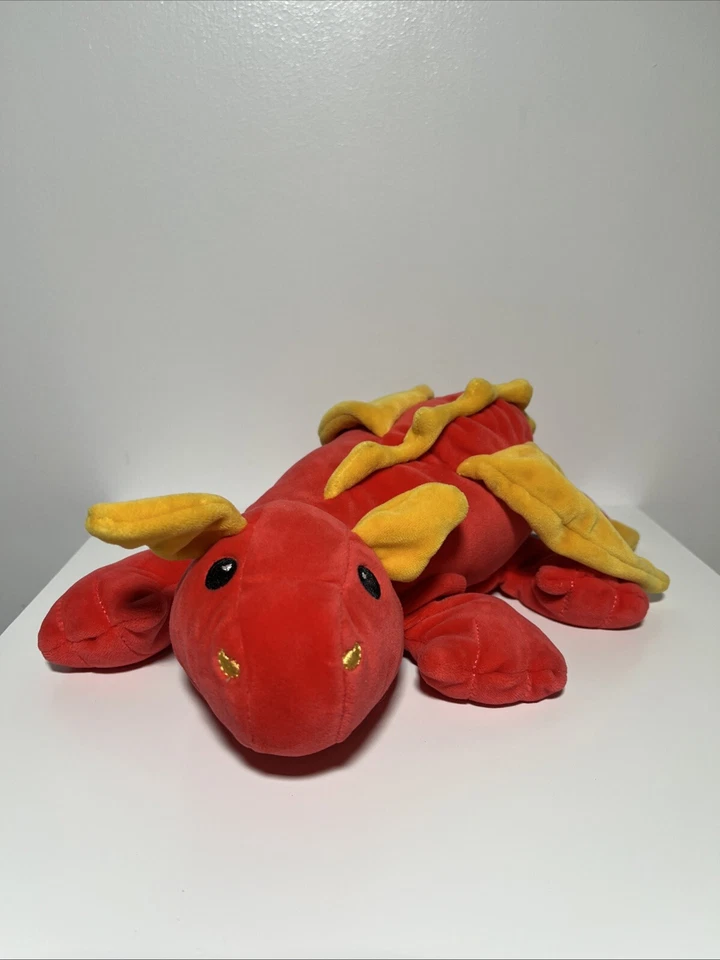 Peluche Manhattan Toy Company Rufus Red Dragon 13" amarillo lovey Foto 1 de 4