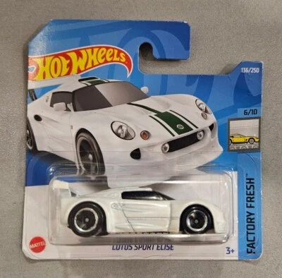 Hot Wheels Lotus Elise Sport Bianco Factory Fresh Hotwheels 2022 1:64 - Immagine 1 di 4